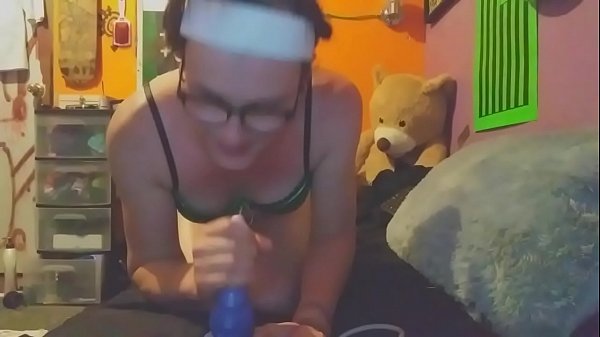 tgirl plays with bad dragon 