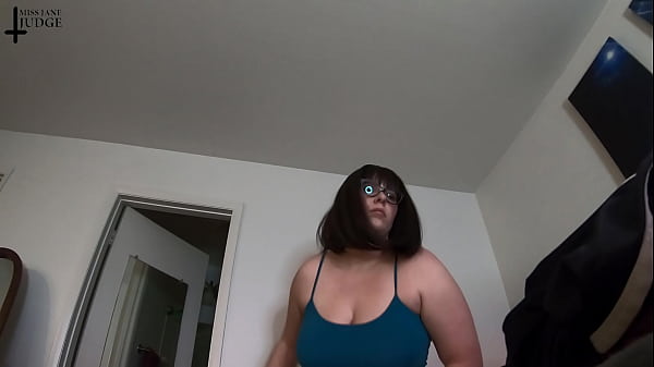 Jane Judge Giantess Doing Chores and Trying On Shirts  
