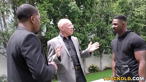 Cuckold Bought Two Big Black Cocks For His Busty Blonde Wife  