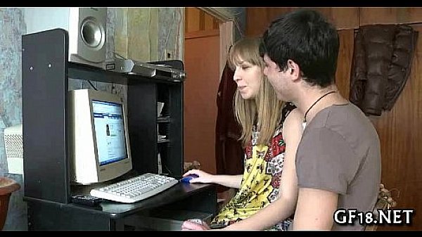 He pushes hard pecker