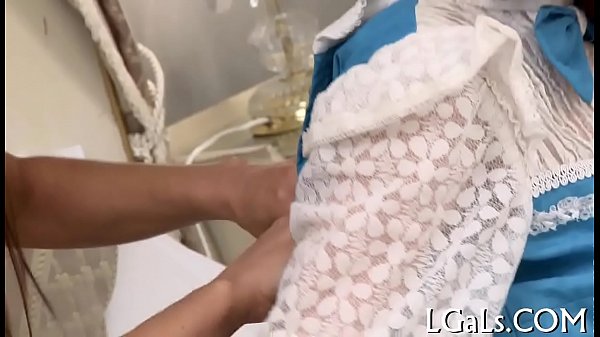 Cuties take up with the tongue in position #69