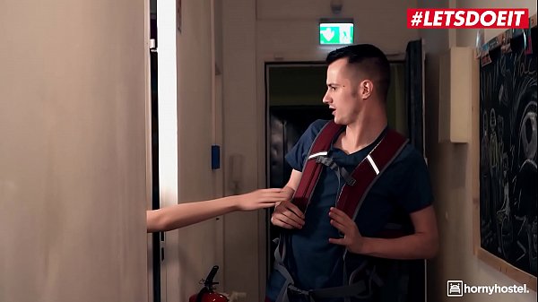 LETSDOEIT - Jessica Portman - Sexy Teenager Plays With Stranger And Fucks With Him With Her Guy Looking At Them 