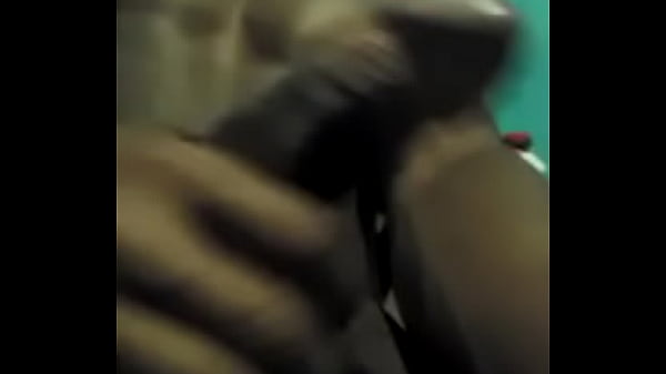 Ebony guy jerk off  