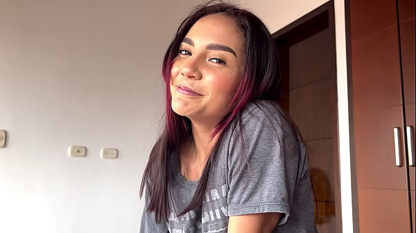 While my boyfriend is away, I take advantage of the opportunity to ride his best friend's big cock part 1 - Allison Sweet