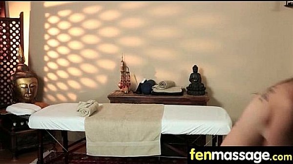 Cute teen babe fantasy fucking on massage table 15