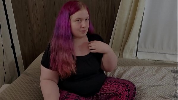 Chubby shemale pounded in doggy 