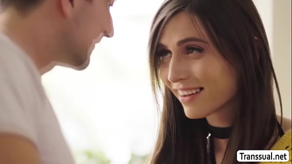 TS Lena Kelly and Korra Del Rio decide to swap their boyfriend for the first time and Korra starts sucking Mason Lears hard big cock