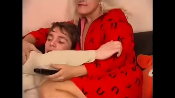 HOT Russian mature mom boy