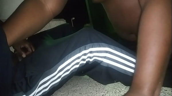 SUCKIN N.O. DICK OUTSIDE ON THE STEPS 