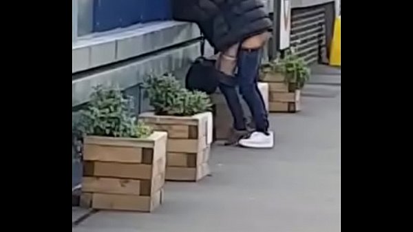 Couple Fuck at train station