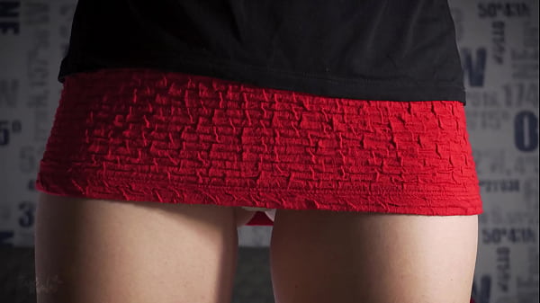 Teen Amateur Upskirt Butt And Panties In Short Dress 