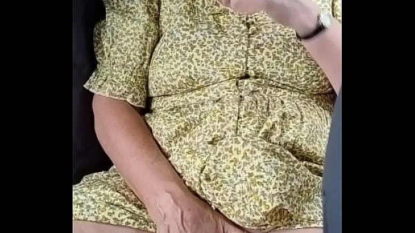 Naughty wife public masturbation