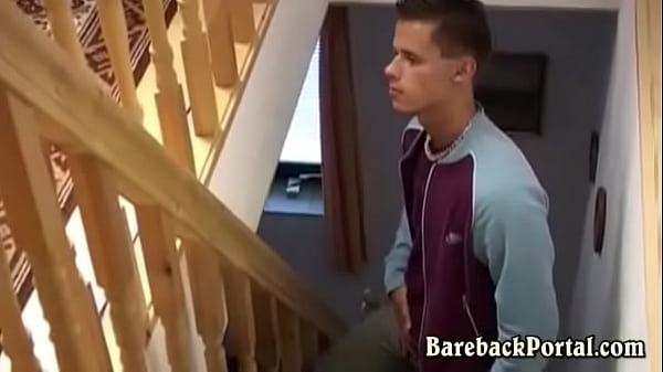 Hot young bareback couple