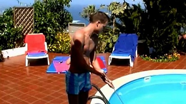 Hot Poolside Threesome