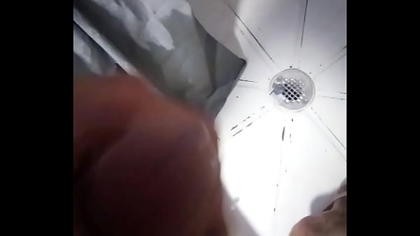 Cute petite Latina cums in the bathroom  