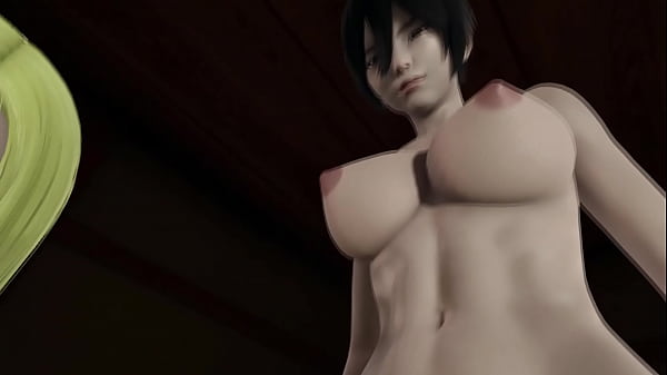 Shingeki No Kyojin Mikasa Futa x Annie & Historia  