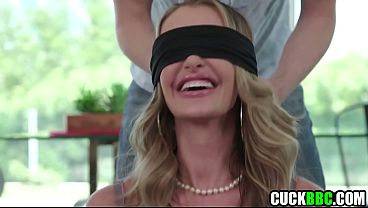 Cuckold Husband Brings BBC For Blindfolded Wife  