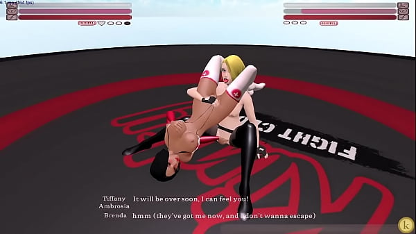 Tiffany VS Brenda KYFC Sexfight Strap-on sex Kinky Fight Club competitive intercourse