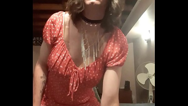 Crossdresser Dildo Play