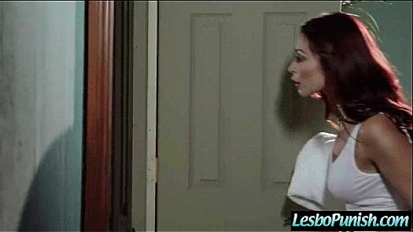 (lezley & monique) Cute Lez Get Punish Hard By Mean Lesbo clip-27 