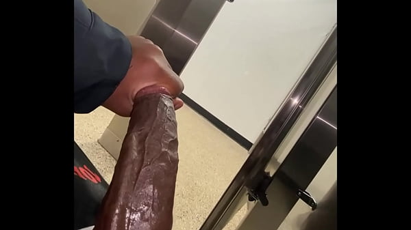 Bbc in female public bathroom