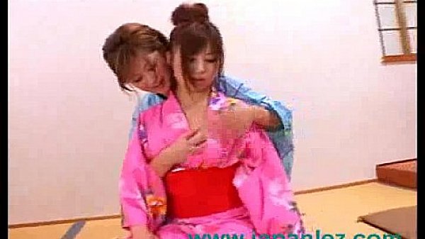 Japanese Lesbians Wearing Traditional Clothes Strip Naked And Suck