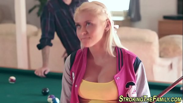 Teen stepdaughter sucks