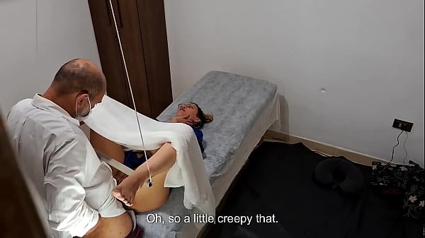 gynecologist takes advantage of patient's arousal and naivety to fuck her