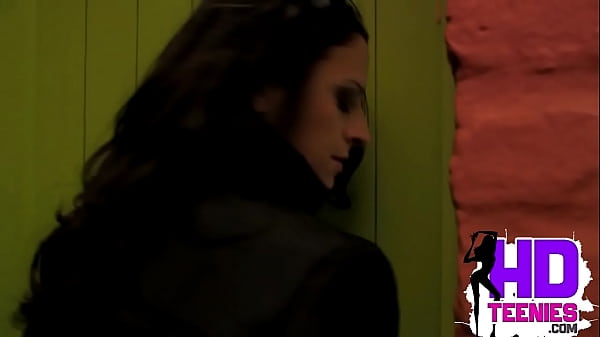 Teen Maid striptease outdoor