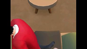 SEXO NAVDE&Ntilde;O CON ELFA DE COLOR  