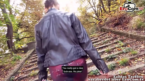 German mature milf public pick up outdoor date in Park