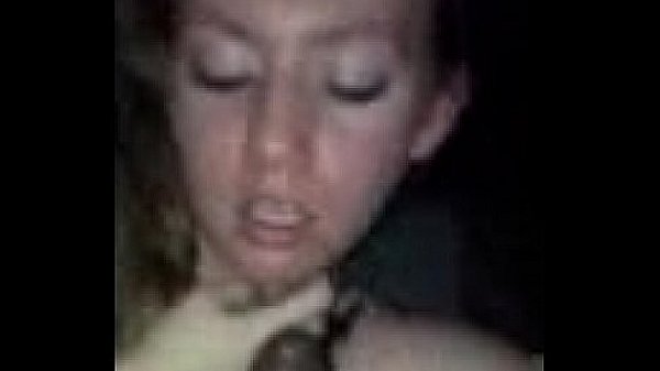 Random white girl blows bbc in his car