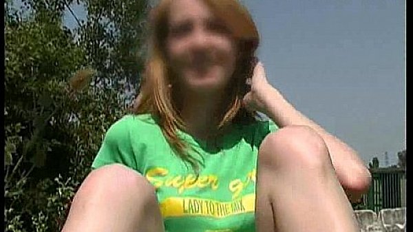 shy teen Karine nude upskirt outdoor