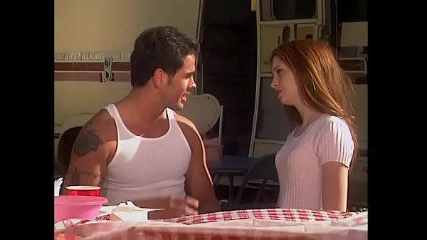 Earthquake did not let to finish in proper way intercourse  between pretty redhaired nurse Gwen Summers  and her lover