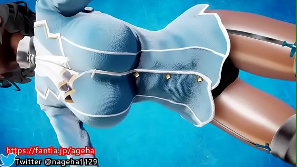 3d hentai busty girl Takao shaking boobs