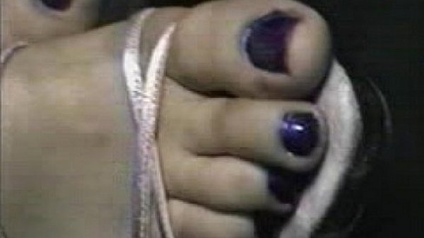 Marcella Footjob At Work