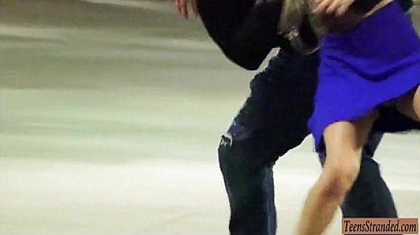 Very tight brunette teen Renee Roulette banged in the car 