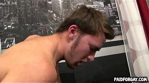 Straight amateur hunk getting fucked anally for money