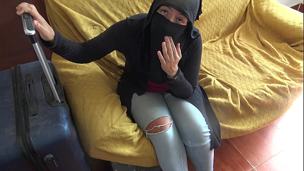 muslim immigrant milf in hijab fucking a german man in Berlin  