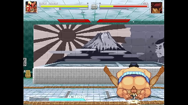 a sumo wrestler fucks Sol Badguy  