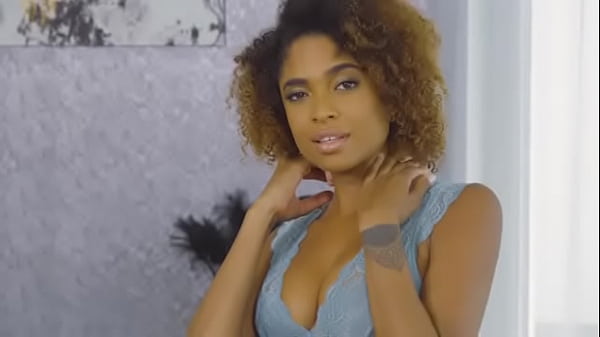 Only3X Girls - Curly-haired ebony Luna Corazon trembling on her orgasms (1080)