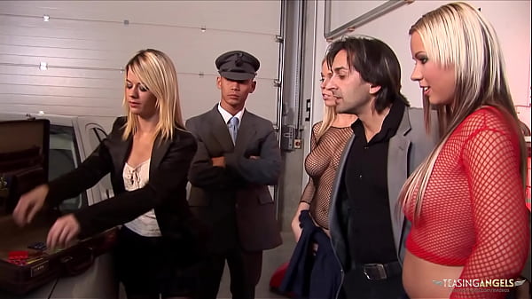 These three gorgeous girls got talked into sucking two delicious cocks together before getting their wet cunts pounded until they get sprayed with jizz.  