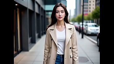 Lucy , the asian office lady is fucked by a white guy. (AI generated) 