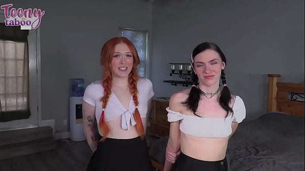 Busty Coeds Celestina Blooms & Strawberry Fields Fuck Seth 2 Graduate!