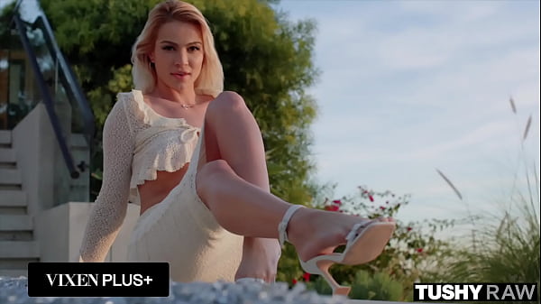 Cherry is letting the sun kiss every inch of her skin, but after dark this blonde really shines.