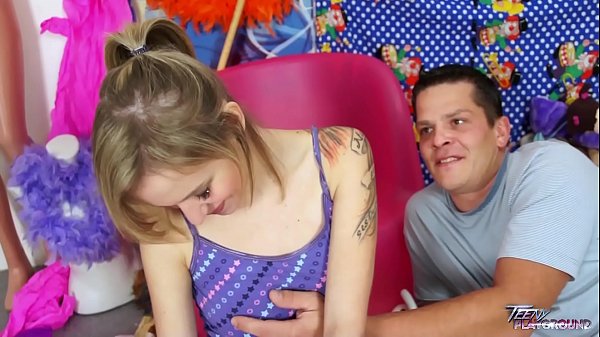 Teenyplayground teen babysitter Angel Piaff try sex with older man