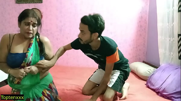 Indian beautiful maid fucking with rich teen boy! Indian teen sex  