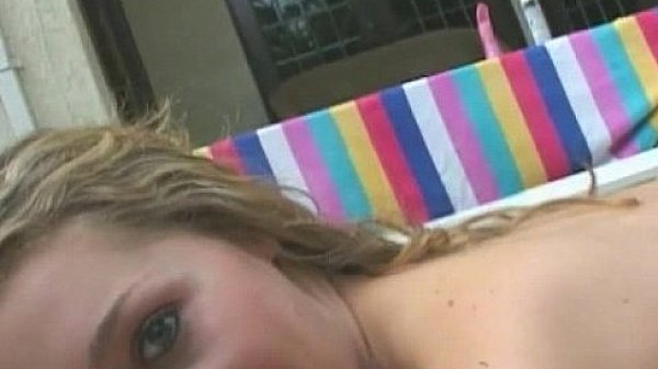 Sexy blonde having good masturbation with her toy  