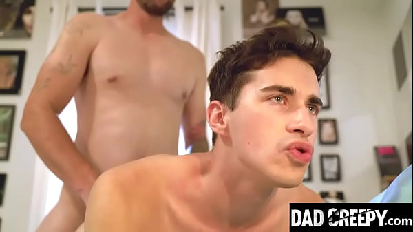 Horny Stepson Gets His Ass Pounded by Stepdad 