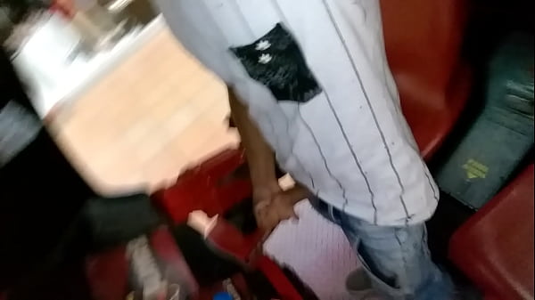 Paja en juego de centro comercial  